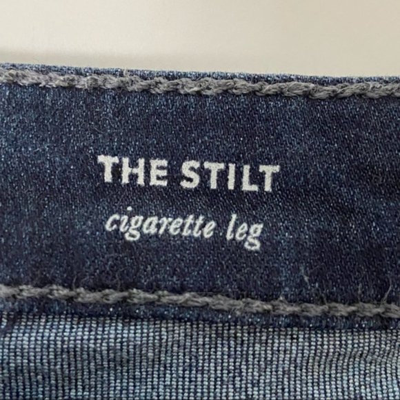 AG Adriano Goldschmied Womens The Stilt Cigarette Leg Skinny Jeans Blue size 25 - Picture 10 of 11